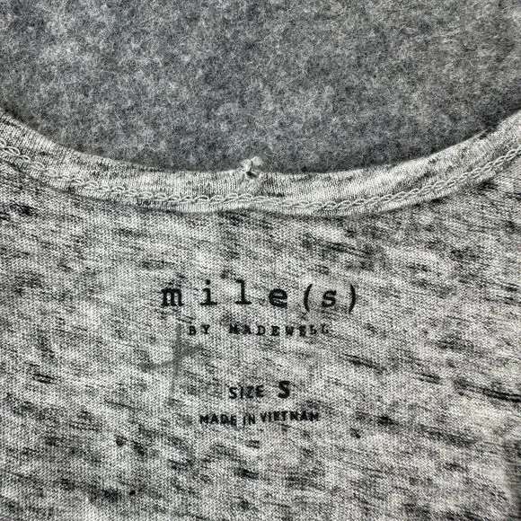 Madewell Mile(s) Tank Top Womens Small Gray Out Of Town Graphic Travel Casual - Picture 3 of 8